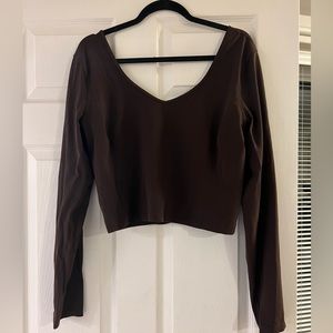 Lululemon align long sleeve French press sz14